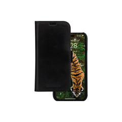 dbramante1928 Lynge 2-i-1 Flip Cover - Ægte Læder - iPhone 15 Pro Max - Sort