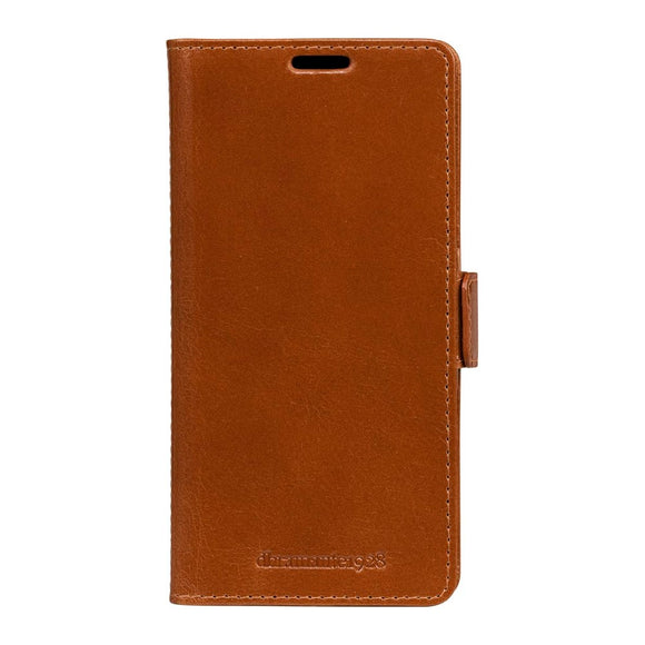 Samsung Galaxy S10 dbramante1928 Lynge 2-i-1 Ægte Læder Flip Cover - Tan