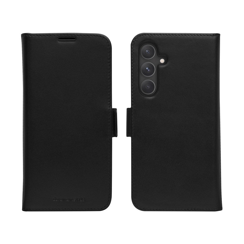 Samsung Galaxy S24 FE dbramante1928 Lynge 2-i-1 Ægte Læder Flip Cover - Black
