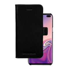 Samsung Galaxy S10+ (Plus) dbramante1928 Lynge 2-i-1 Ægte Læder Flip Cover - Black