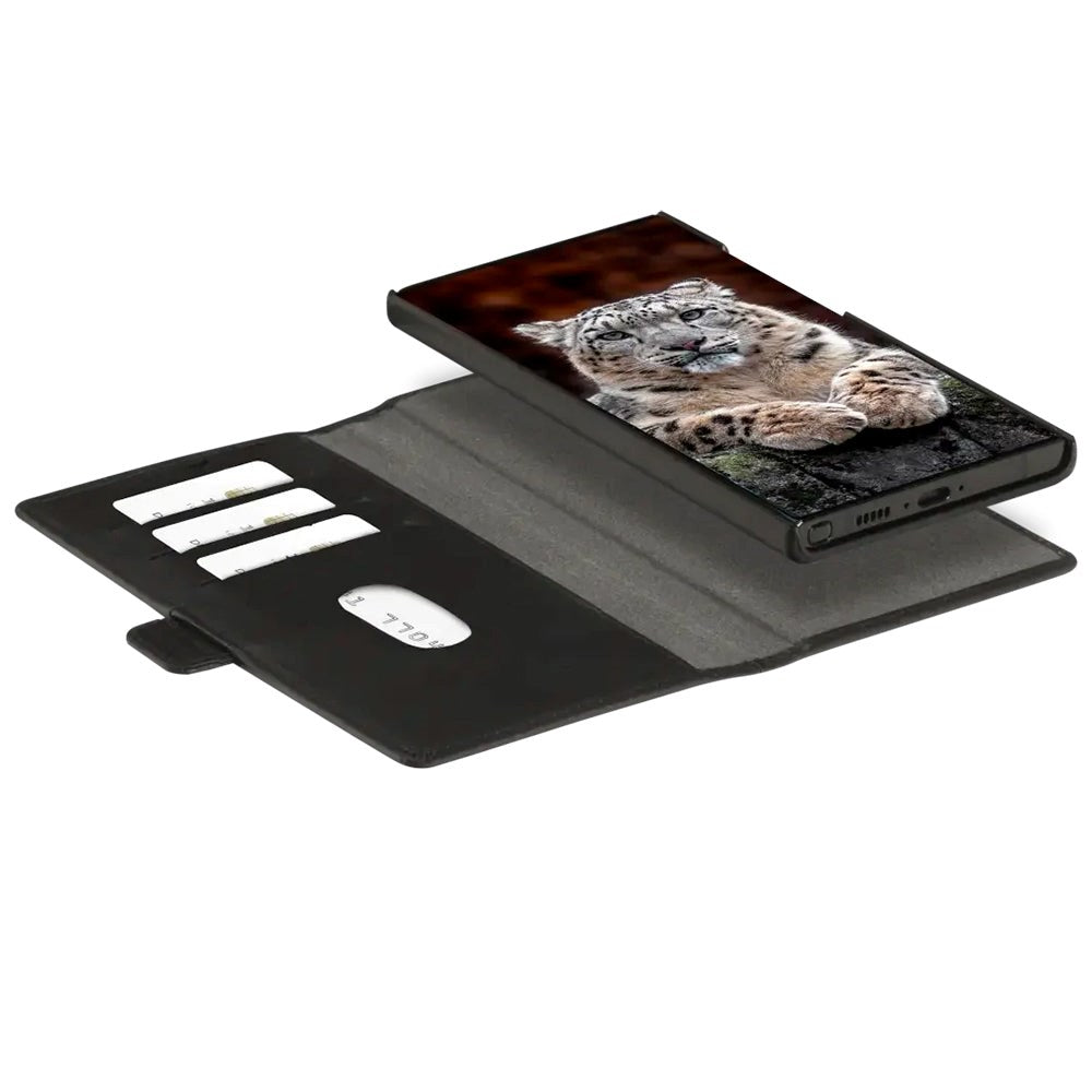 Samsung Galaxy S24 Ultra dbramante1928 Lynge Ægte Læder Magnet Cover - Black