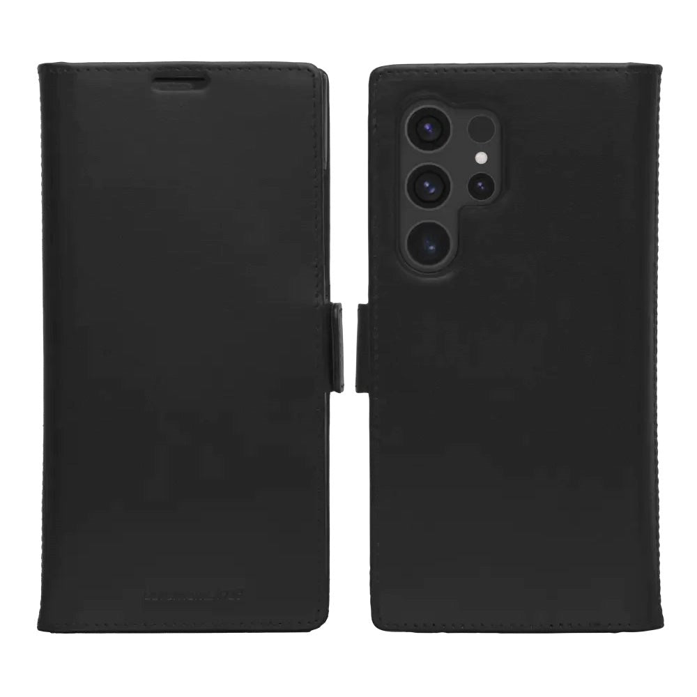 Samsung Galaxy S24 Ultra dbramante1928 Lynge Ægte Læder Magnet Cover - Black