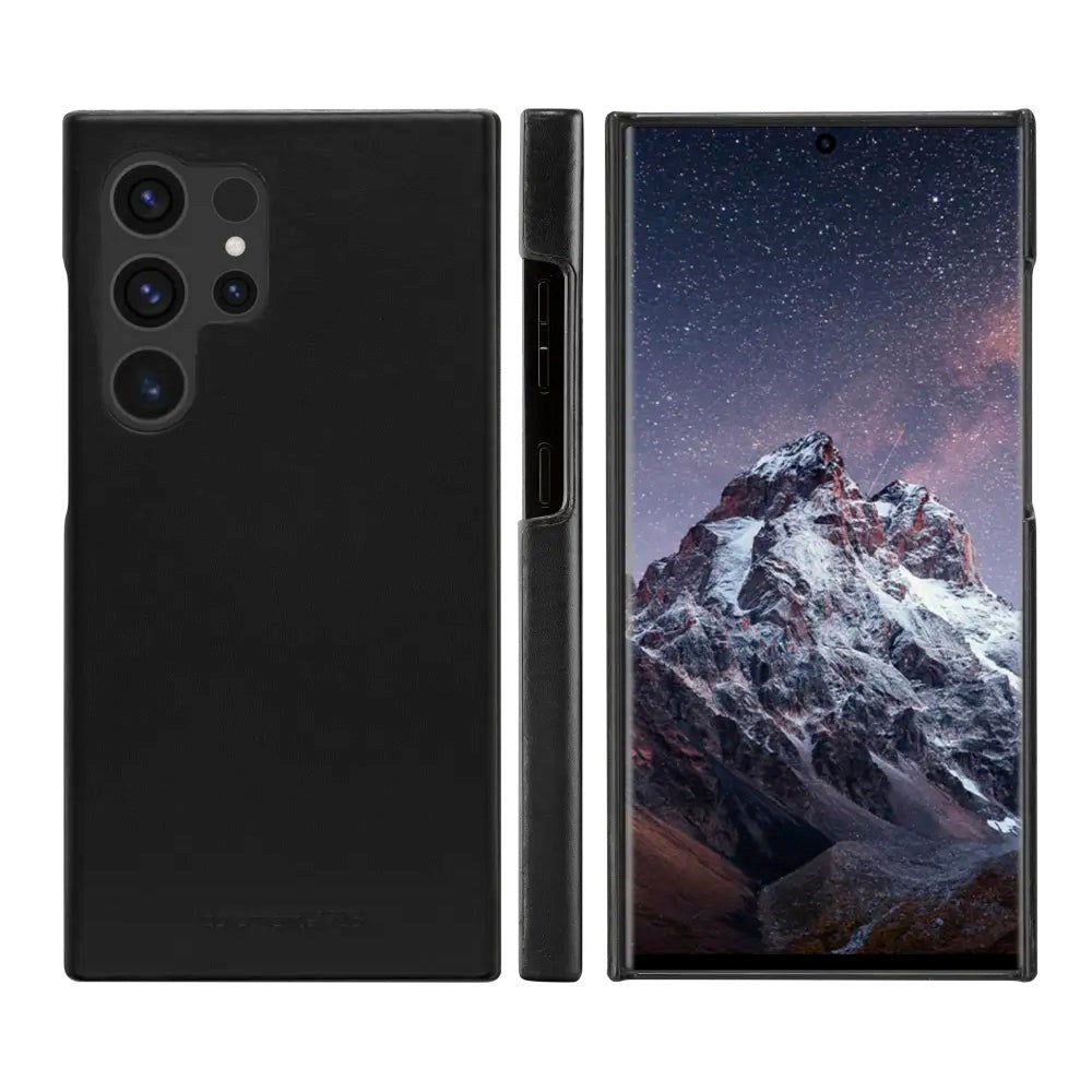 Samsung Galaxy S24 Ultra dbramante1928 Lynge Ægte Læder Magnet Cover - Black