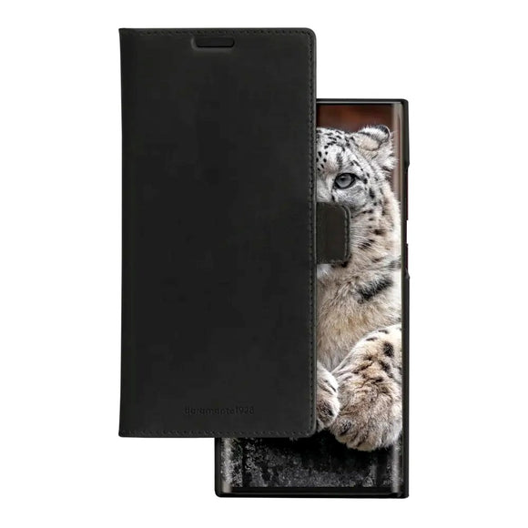 Samsung Galaxy S24 Ultra dbramante1928 Lynge Ægte Læder Magnet Cover - Black