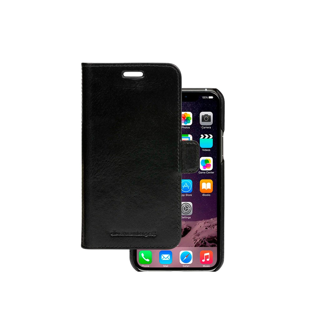 dbramante1928 Lynge 2-i-1 Flip Cover - Ægte Læder - iPhone 11 Pro Max - Sort