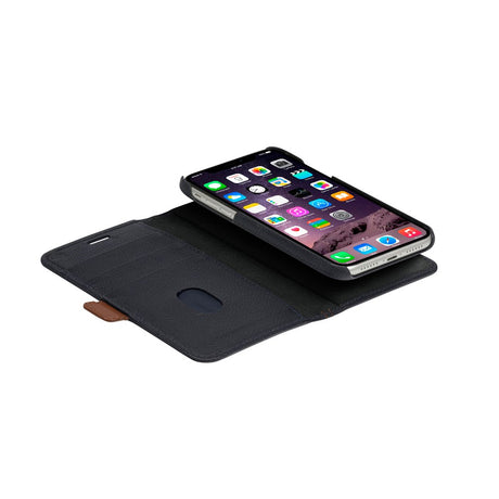 iPhone 11 dbramante1928 Lynge 2-i-1 Ægte Læder Flip Cover - Pebbled Blue