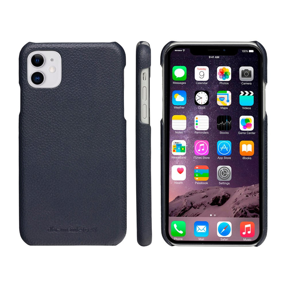 iPhone 11 dbramante1928 Lynge 2-i-1 Ægte Læder Flip Cover - Pebbled Blue