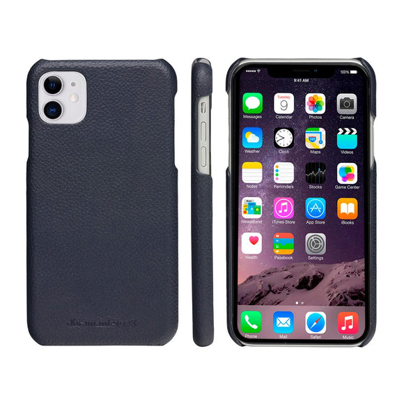 iPhone 11 dbramante1928 Lynge 2-i-1 Ægte Læder Flip Cover - Pebbled Blue