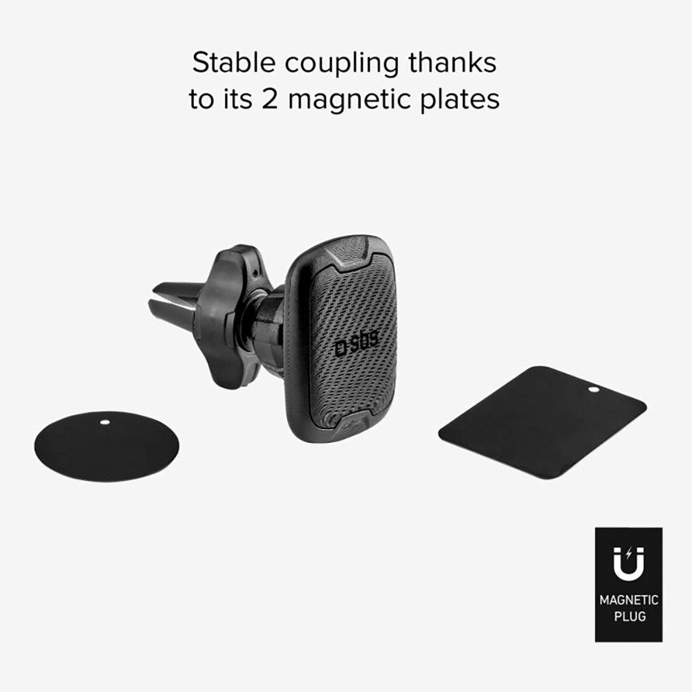 SBS Nevada Magnetisk Mobilholder til Ventilation - Sort