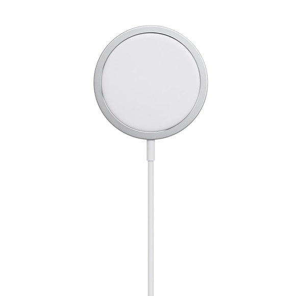 Original Apple MagSafe Oplader MHXH3ZM/A 15W - Trådløs Oplader - Hvid