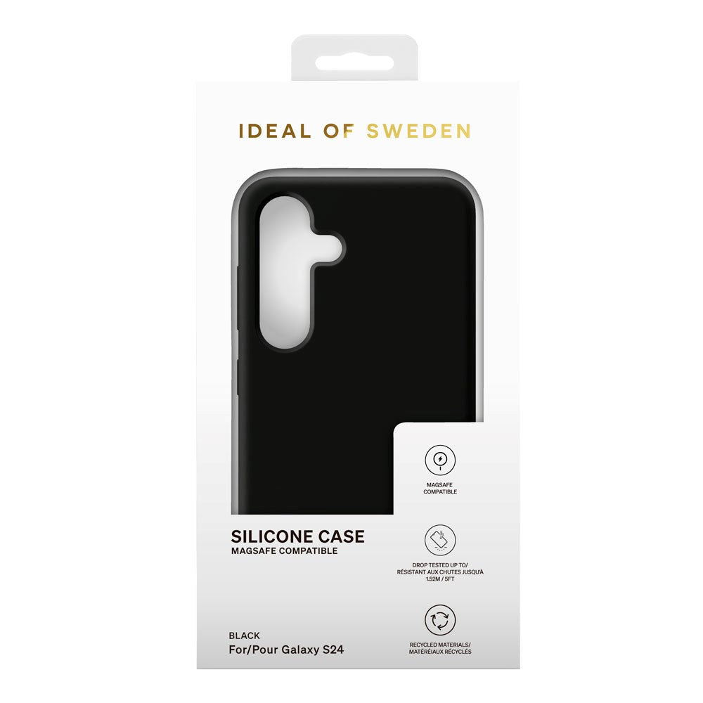 iDeal Of Sweden Samsung Galaxy S24 / S25 Silicone Case - MagSafe Kompatibel - Black