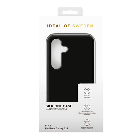 iDeal Of Sweden Samsung Galaxy S24 / S25 Silicone Case - MagSafe Kompatibel - Black