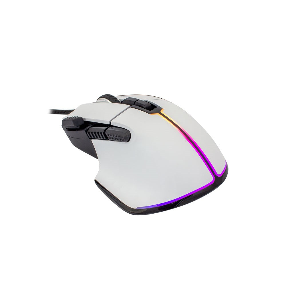 White Shark MARROK Gaming Mus - 9D / 12000 DPI - Hvid