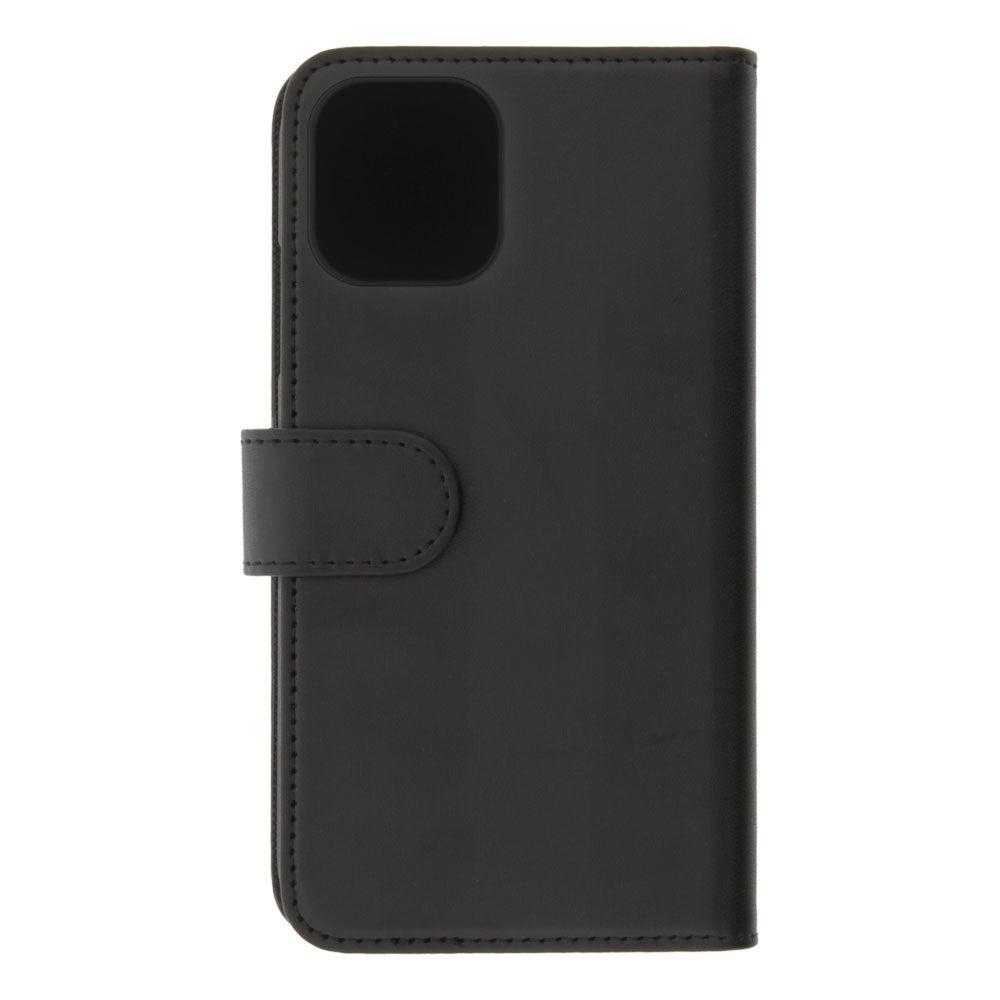 iPhone 12 Pro Max Deltaco 2-i-1 Kunstlæder Flip Cover - Sort