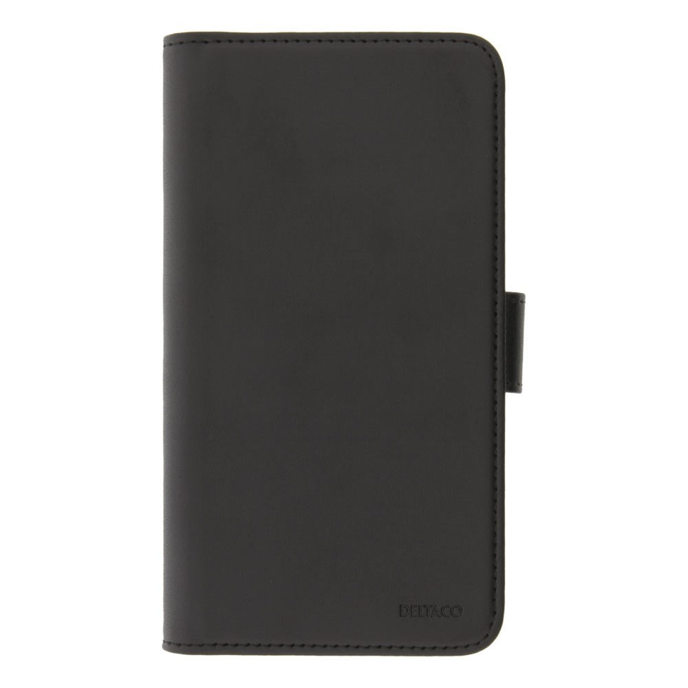iPhone 12 Pro Max Deltaco 2-i-1 Kunstlæder Flip Cover - Sort