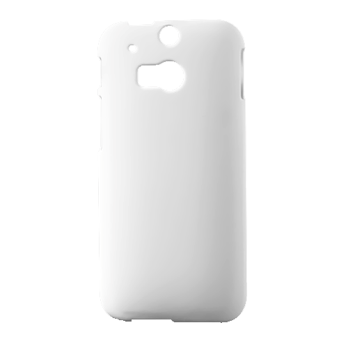 HTC One M8/M8s Plast Cover Hvid