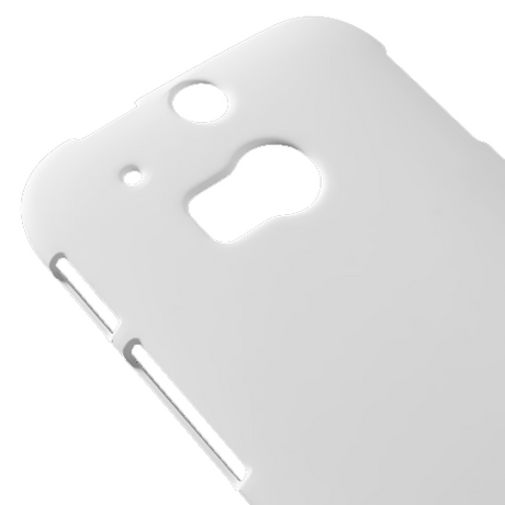 HTC One M8/M8s Plast Cover Hvid