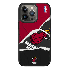 iPhone 13 Pro RhinoShield SolidSuit NBA Cover m. Miami Heat - Sweat and Tears