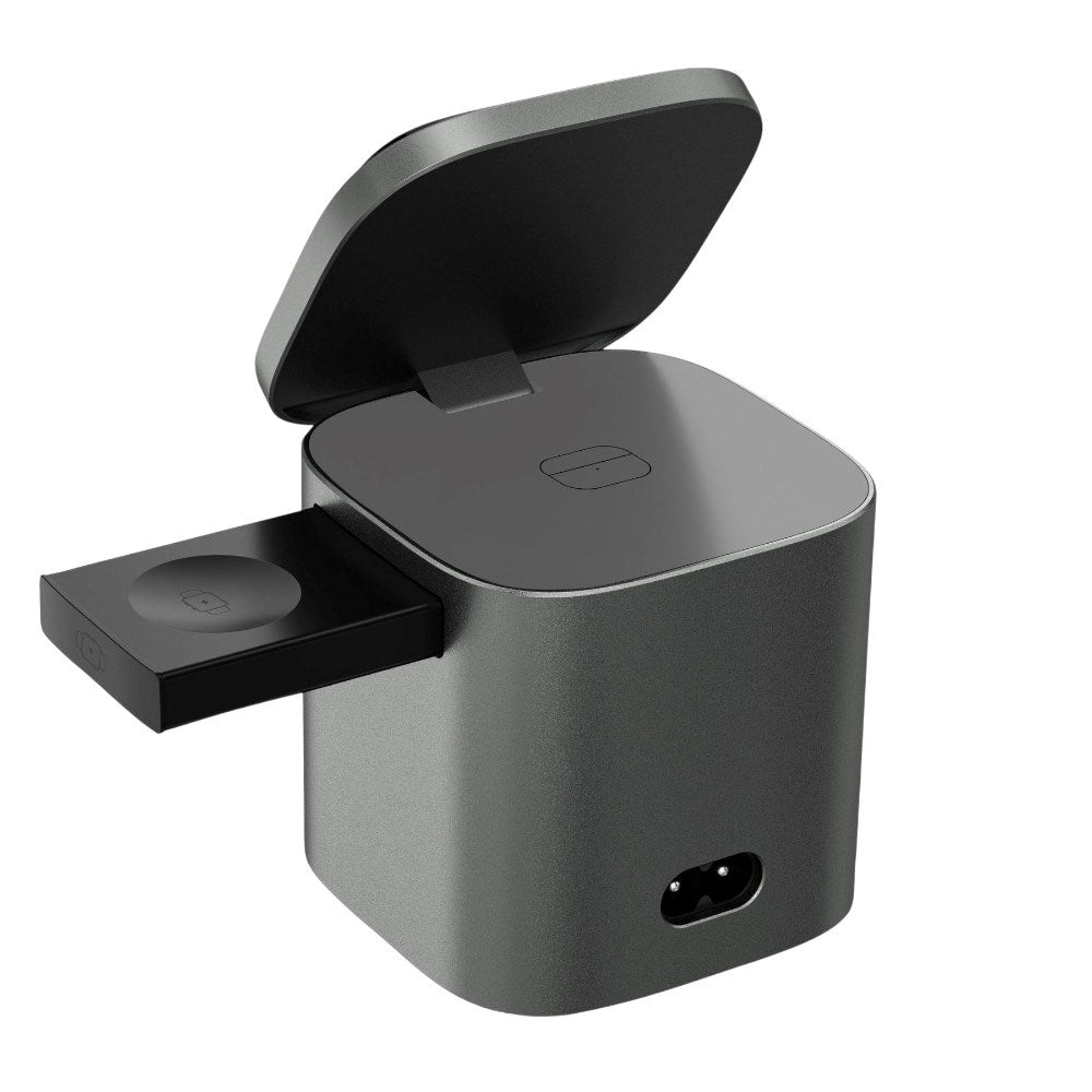 6-i-1 Qi2 Foldbar Trådløs Oplader Mobile Origin - Sort