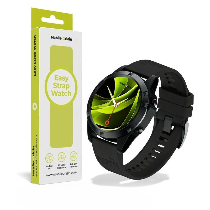 Universal Garmin 26mm QuickFit Mobile Origin Easy Strap Silikone Rem - Sort