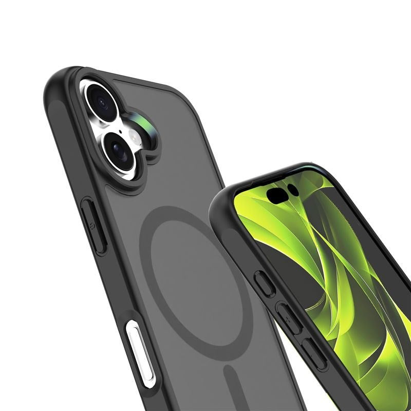 iPhone 16 Mobile Origin Hybrid Cover - MagSafe Kompatibel - Mat Sort