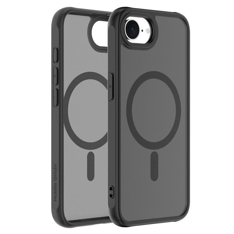 iPhone 17e / 16e Mobile Origin Hybrid Cover - MagSafe Kompatibel - Mat Sort