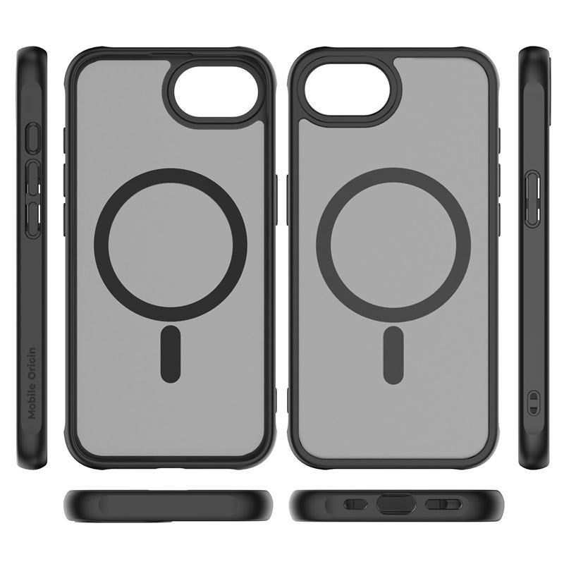 iPhone 17e / 16e Mobile Origin Hybrid Cover - MagSafe Kompatibel - Mat Sort