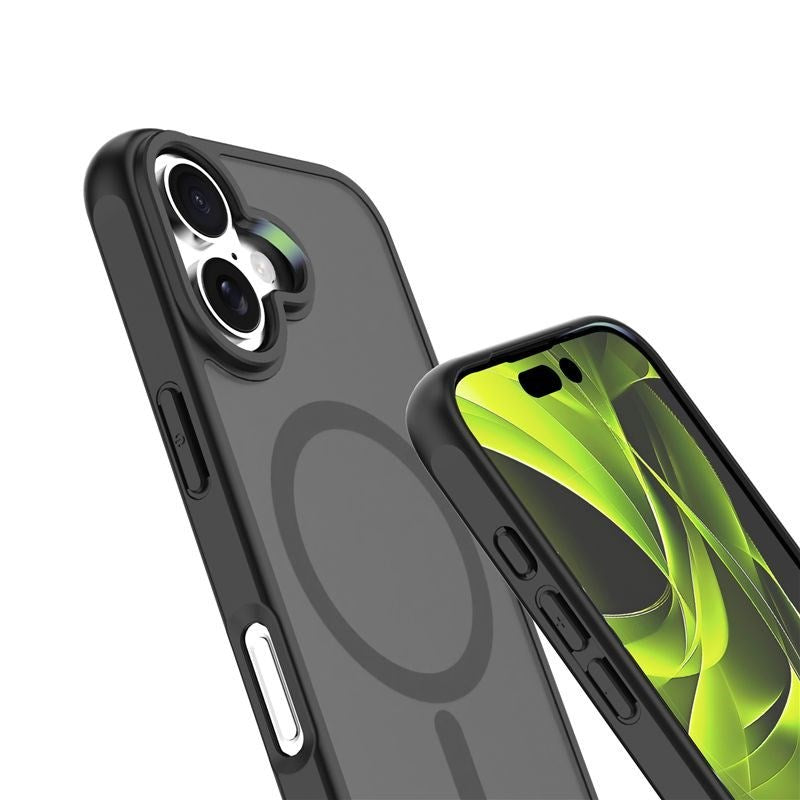 iPhone 17 Mobile Origin Hybrid Cover - MagSafe Kompatibel - Mat Sort