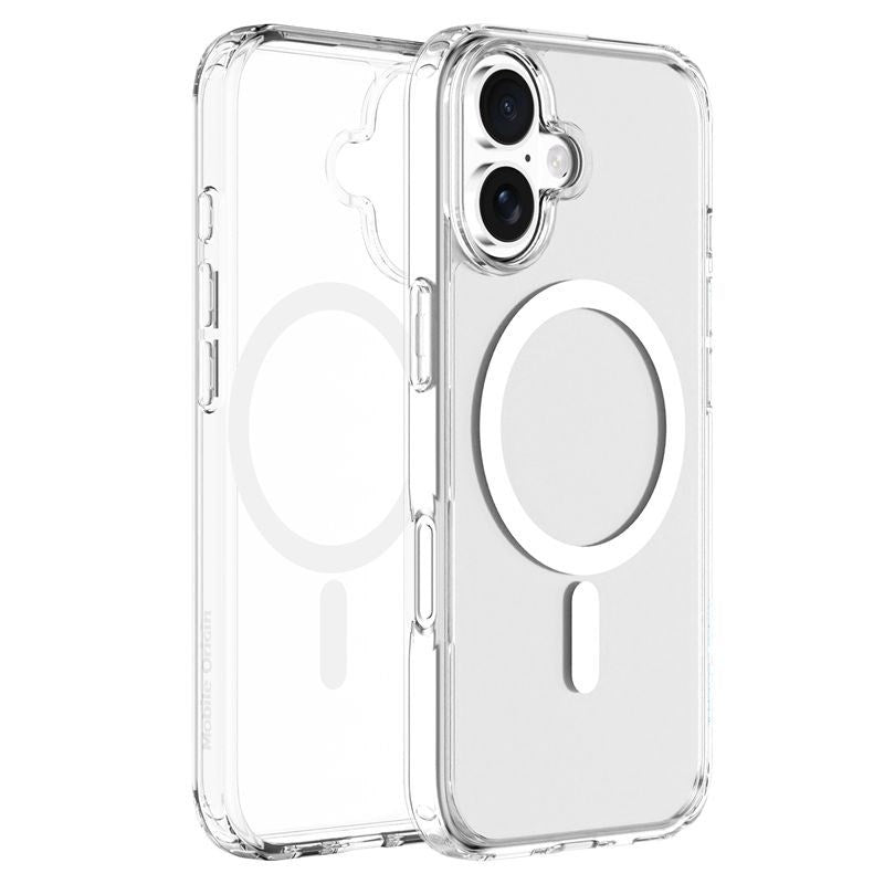 iPhone 17 Mobile Origin Hybrid Cover - MagSafe Kompatibel - Gennemsigtig