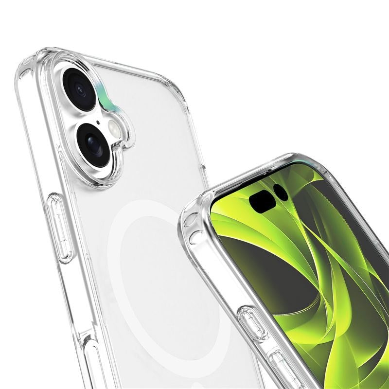 iPhone 17 Mobile Origin Hybrid Cover - MagSafe Kompatibel - Gennemsigtig