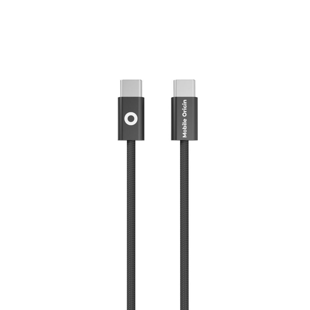 Mobile Origin UltraSlim 60W USB-C til USB-C Kabel - 1m - Sort