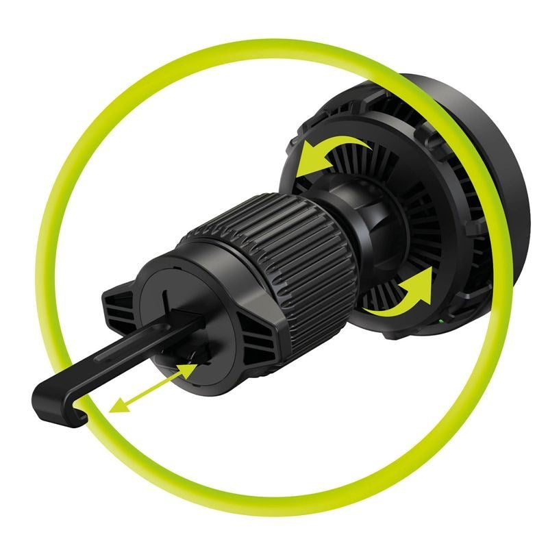 Trådløs Biloplader Mobile Origin 25W til Ventilationsanlæg - MagSafe Kompatibel - Sort