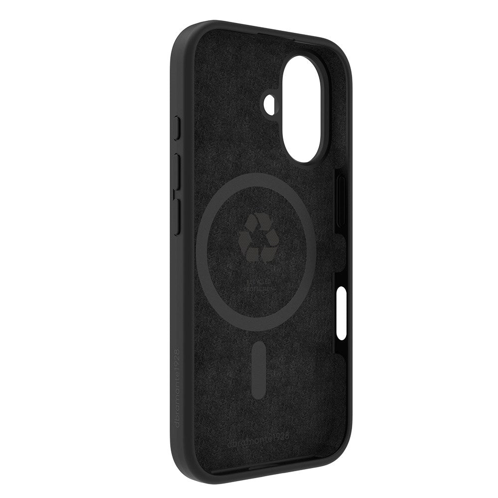 dbramante1928 iPhone 16 Monaco Cover - MagSafe Kompatibel - Night Black