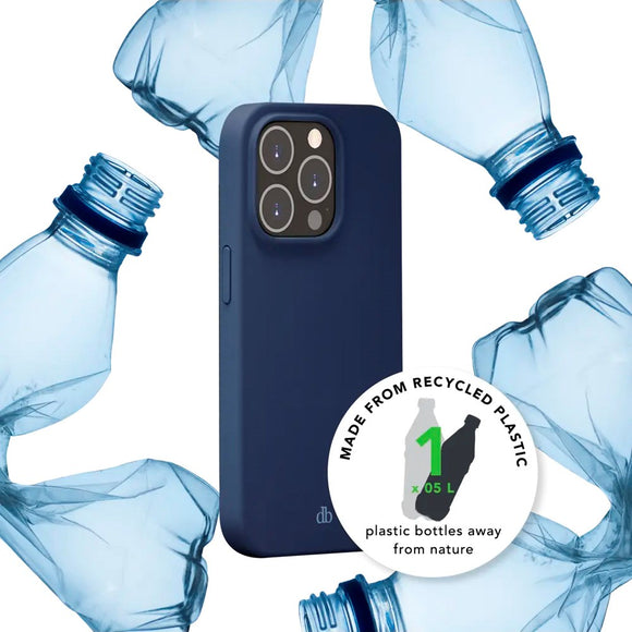 dbramante1928 iPhone 14 Pro Pro Monaco Cover - 100% Genbrugsplast - Pacific Blue