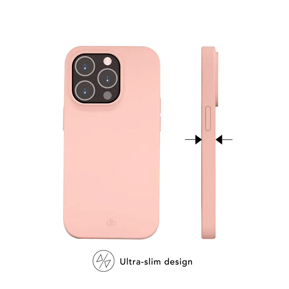 dbramante1928 iPhone 14 Pro Pro Monaco Cover - 100% Genbrugsplast - Pink Sand