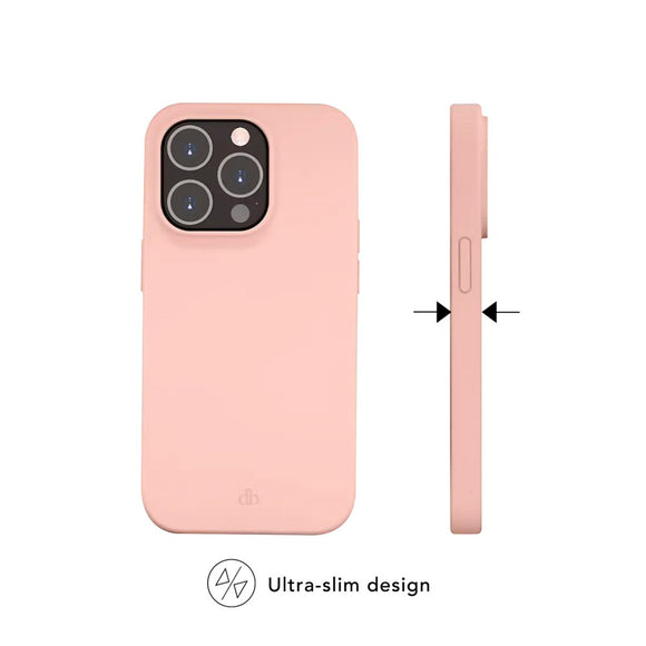 dbramante1928 iPhone 14 Pro Pro Monaco Cover - 100% Genbrugsplast - Pink Sand
