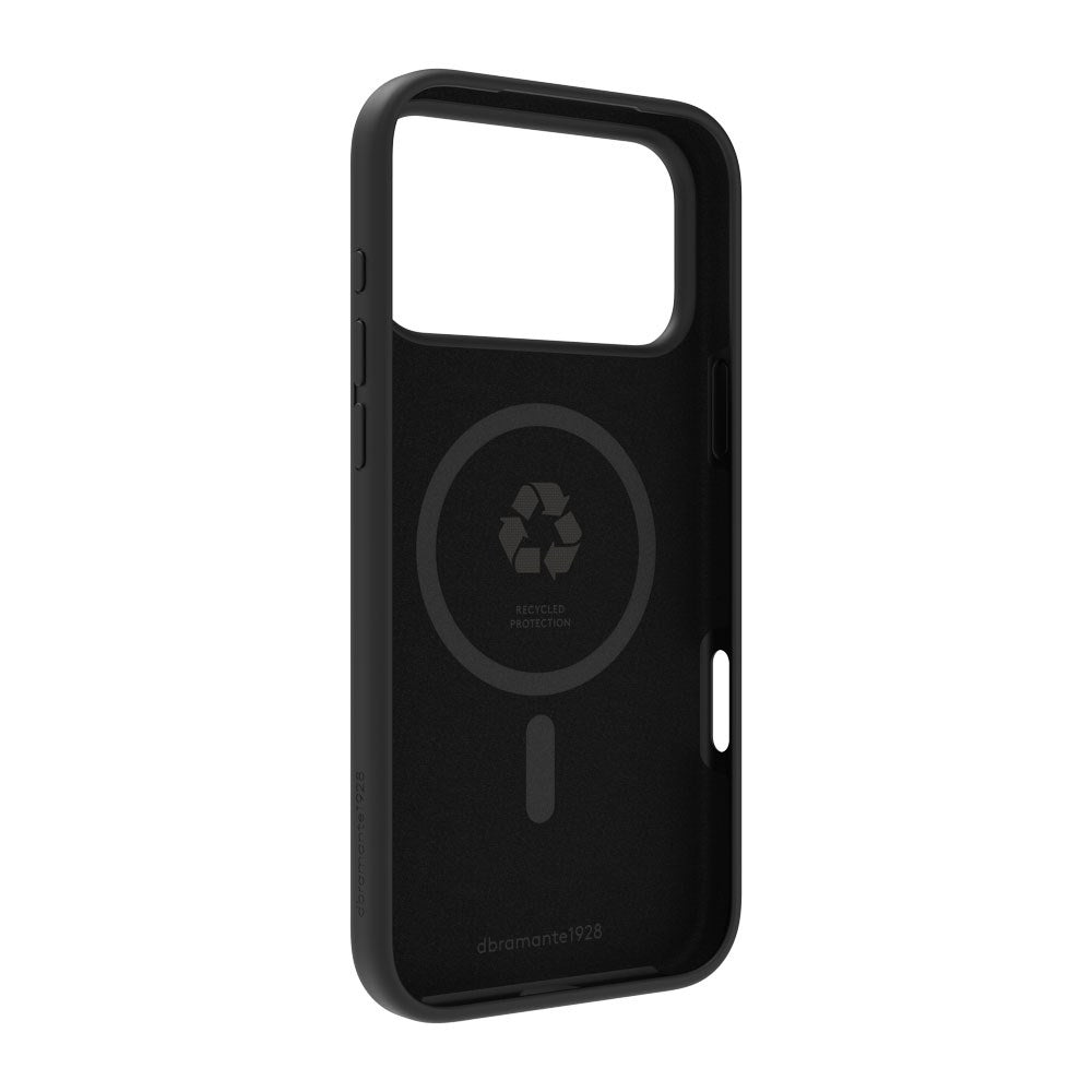 iPhone 18 Pro / 17 Pro dbramante1928 Monaco Silikone Cover - MagSafe Kompatibel - Sort