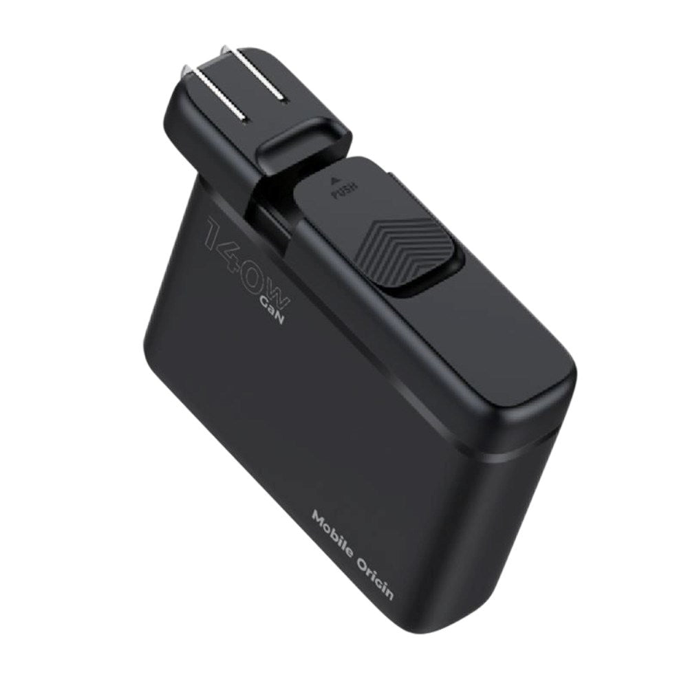 6-i-1 Rejseadapter Til EU/UK/USA Mobile Origin - 3x USB-C + 3x USB-A - Sort