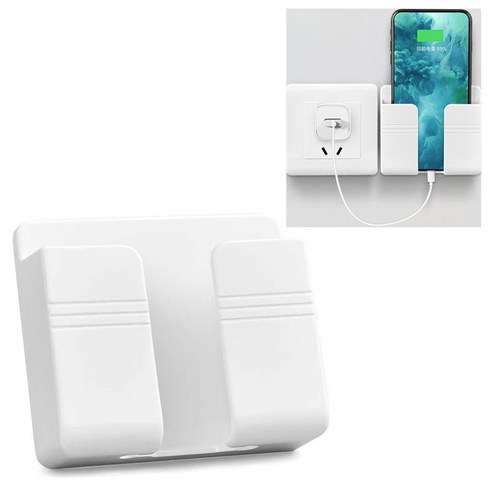 Mobilholder til Væg (9,9 x 2,5cm) - Hvid