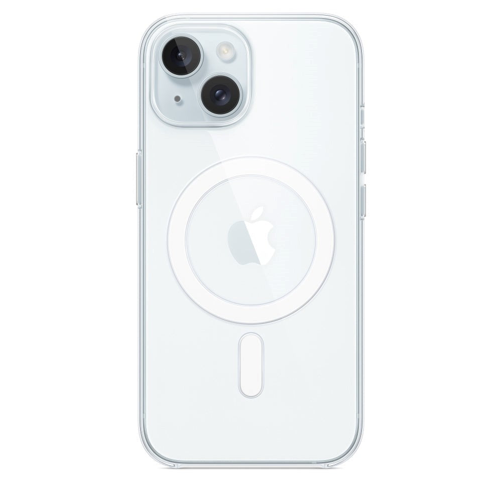 Original Apple iPhone 15 Clear MagSafe Cover Gennemsigtig (MXRK3ZM/A)