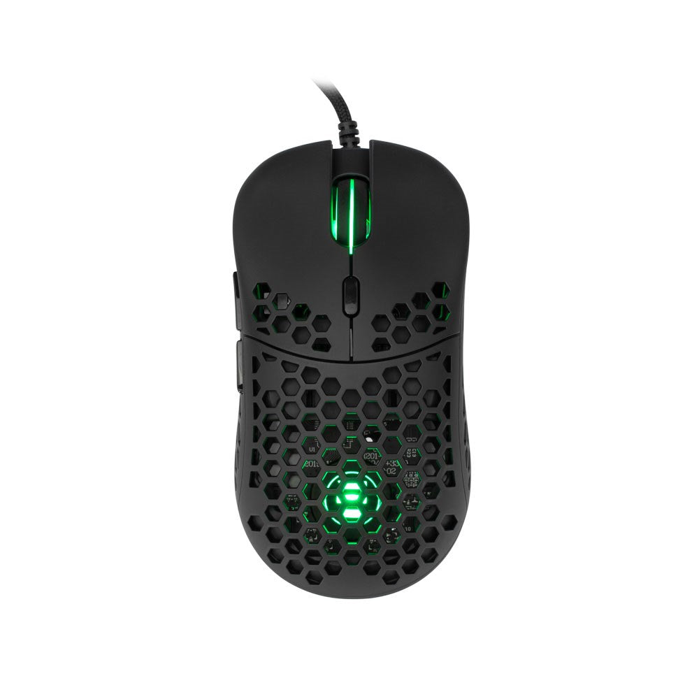 White Shark NAGINATA Gaming Mus - 6D / 16000 DPI - Sort