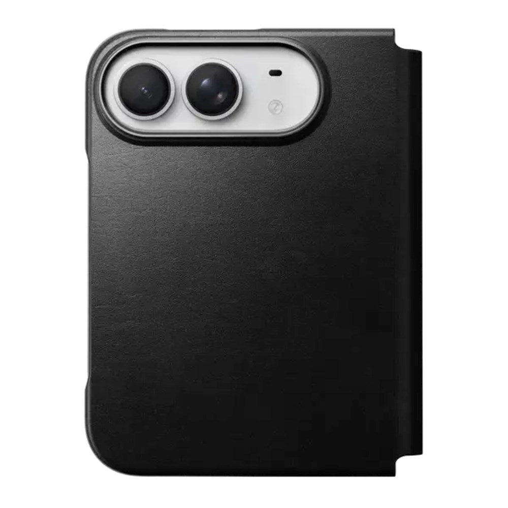 iPhone Duo Nomad Traditional Horween Leather Folio Case - MagSafe Kompatibel - Black