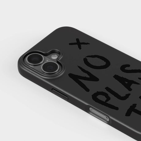 agood company iPhone 16 PLNTPRTCT Cover - Black / No Plastic