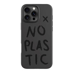 agood company iPhone 16 Pro Max PLNTPRTCT Cover - Black / No Plastic