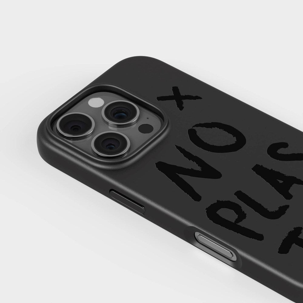 agood company iPhone 16 Pro Max PLNTPRTCT Cover - Black / No Plastic