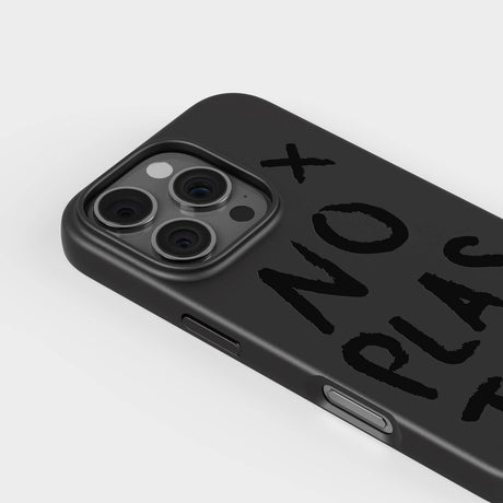 agood company iPhone 16 Pro Max PLNTPRTCT Cover - Black / No Plastic