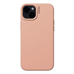 Nudient Base Silicone iPhone 15 Cover - Peach Orange