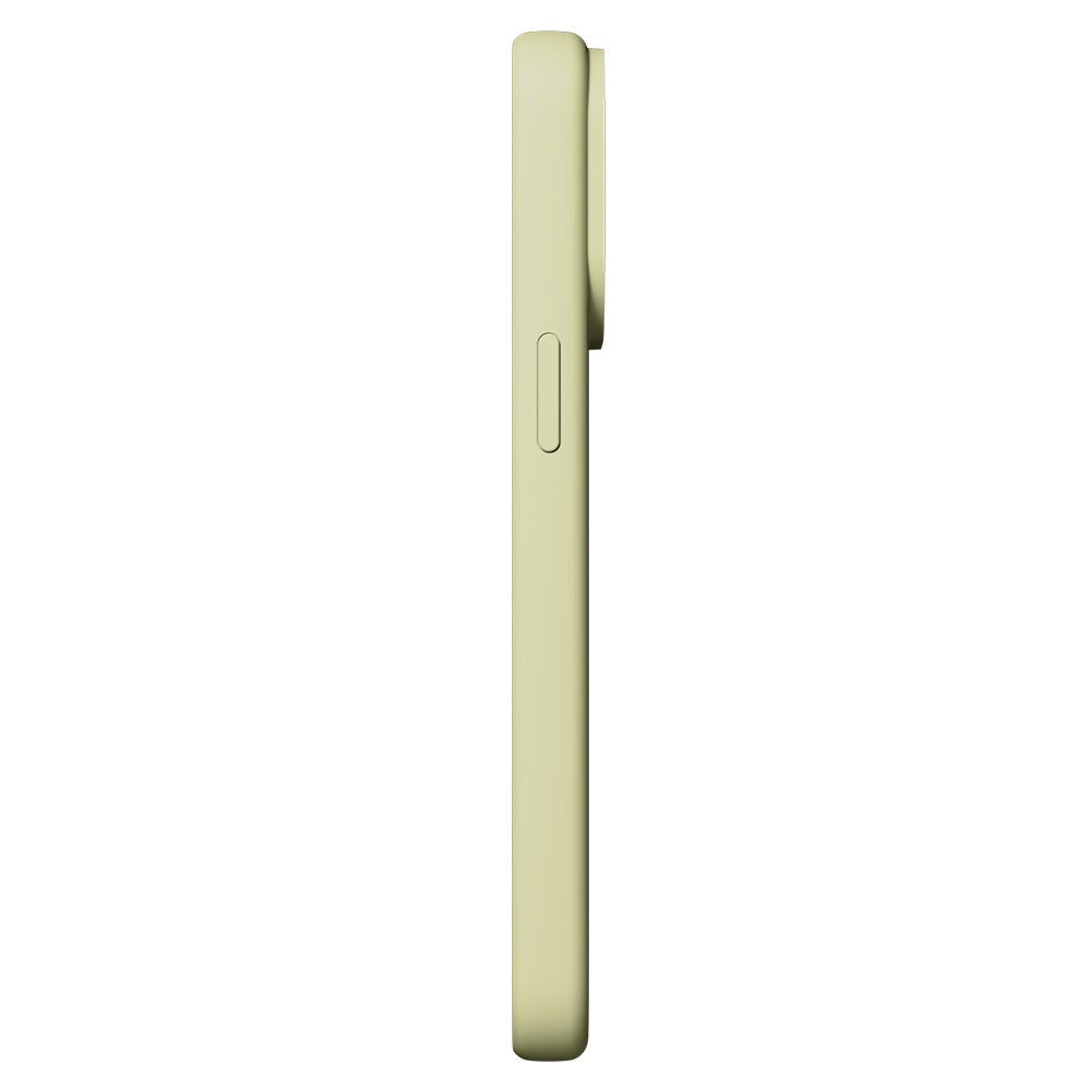 Nudient Base Silicone iPhone 15 Pro Cover - Pale Yellow