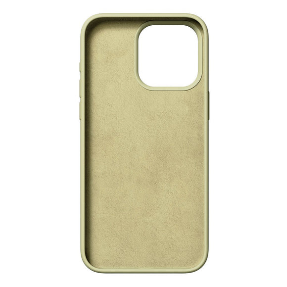 Nudient Base Silicone iPhone 15 Pro Cover - Pale Yellow