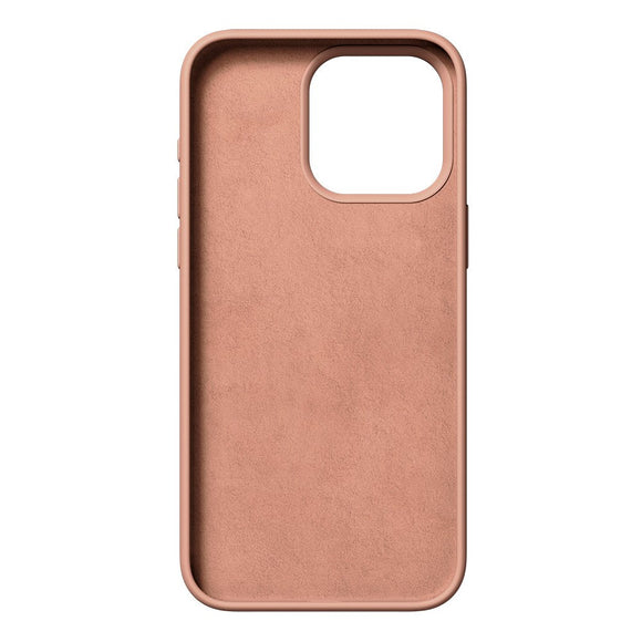 Nudient Base Silicone iPhone 15 Pro Cover - Peach Orange